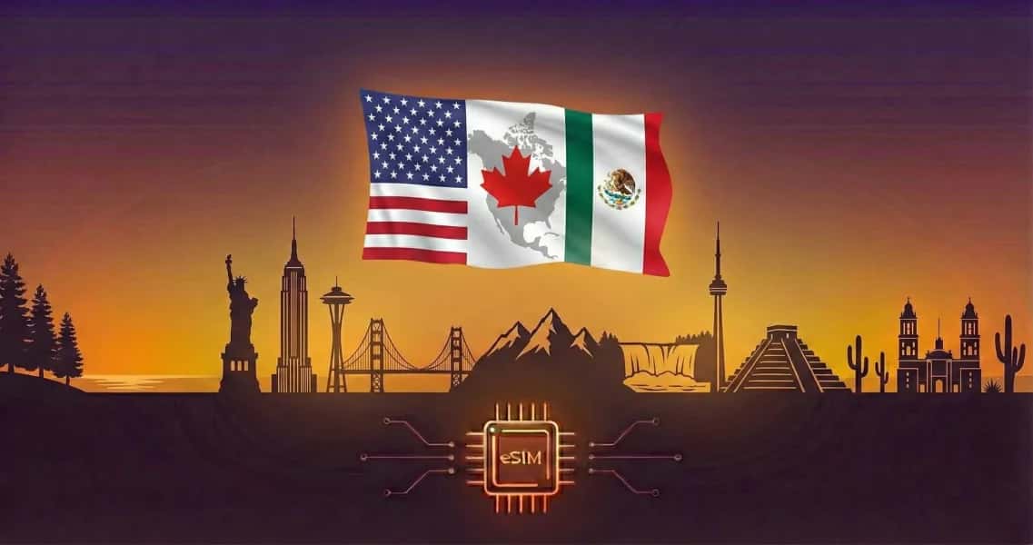 North America (3 Countries), Ti Porto in Viaggio eSIM